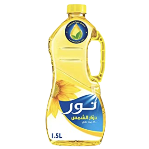 زيت دوار شمس نور 6*1,5 لتر