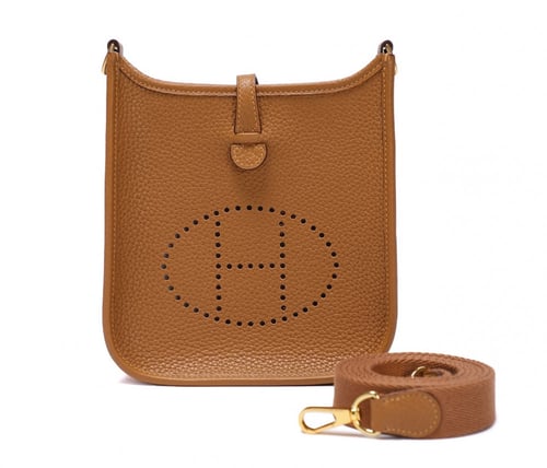 Hermès Evelyne 17CM gold(12)هيرميز إيفلين