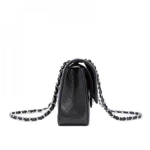 ‎شانيل كلاسيك (كافيار) هاردوير فضي Chanel classic...