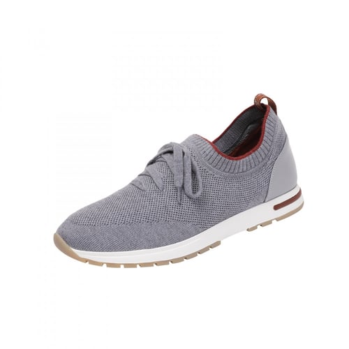 (2) loro piana سنيكر لوروبيانا (GREY)