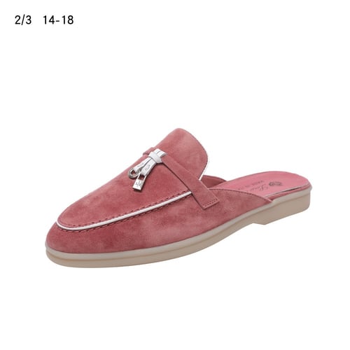 loro piana هاف فلات لورو بيانا(red tongue/white tr...