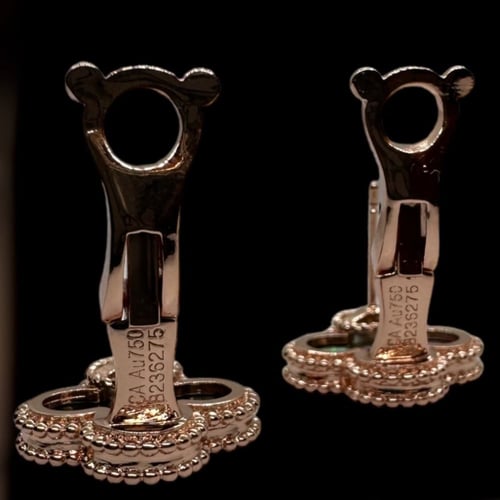 حلق فان كليف روزVan Cleef(إكسسوار مطلي )