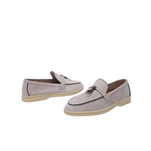 loro piana (13) فلات لورو بيانا ( PEARL GRAY/KHAKI...