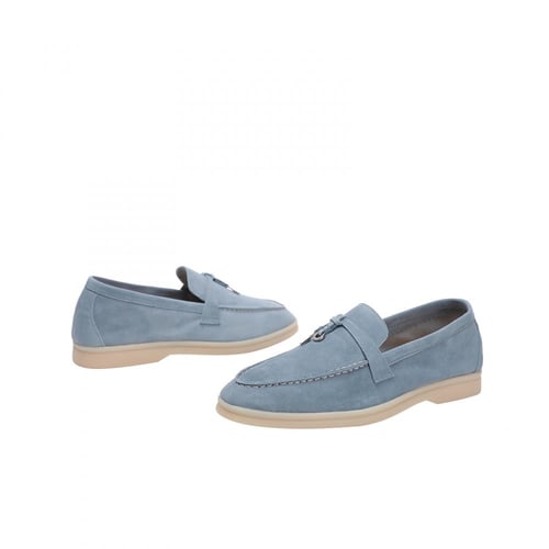 ‏Loro piana (55) فلات لورو بيانا ( LIGHT BLUE )