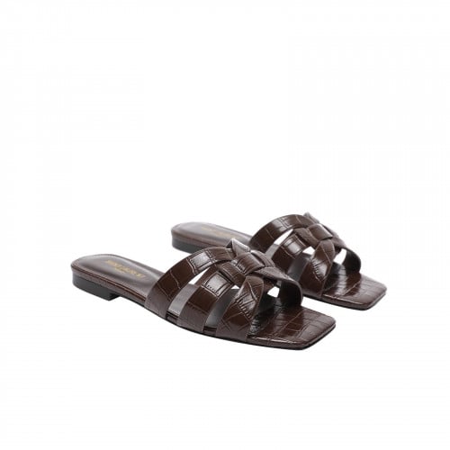 Sainti Laurent slipper (COFFEE)سليبر ساني لوران