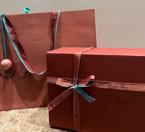 ‏Loro piana (32) فلات لورو بيانا ( APRICOT /WHITE...