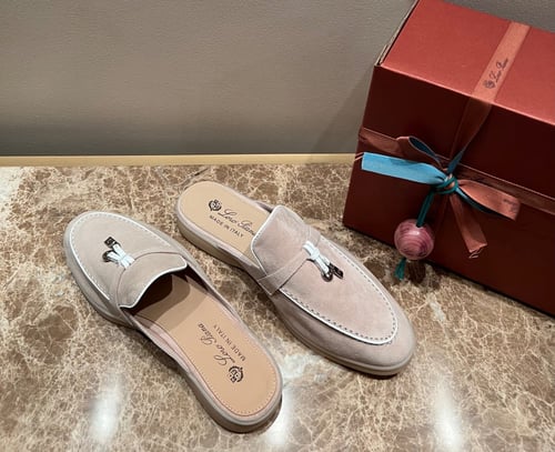 Flat Loro piana هاف فلات لوروبيانا ( APRICOT /WHIT...
