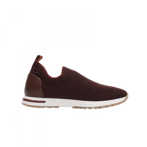 (1) loro piana سنيكر لوروبيانا (COFFEE)