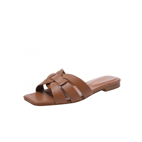 (KHAKI) Sainti Laurent slipper سليبر ساني لوران