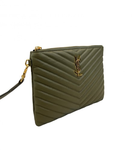 ‎‏SAINTi LAURENT UPTOWN POUCH SMALL CM24 باوتش سان...