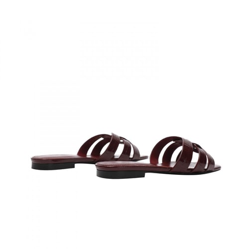 (WINE RED) Saints Laurent slipper سليبر ساني لوران