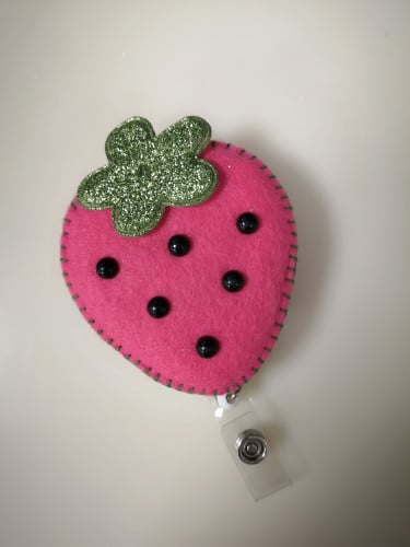 حامل كرت الفراولة - قماش