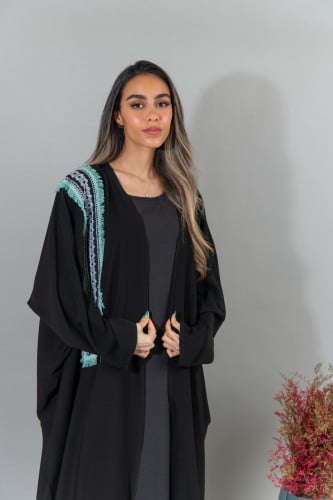 عبايه سوداء صيفيه خفيفه