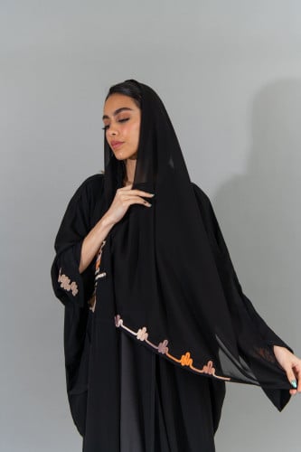 عبايه سوداء صيفيه خفيفه