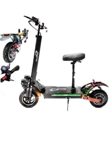 سكوتر الوحش 48v محرك 1200 واط 10إنش