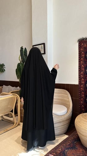 خمار + نقاب اسلامي حرير مجانًا