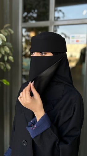 عدد 3نقاب بربطه حرير ابو رده إسلامي