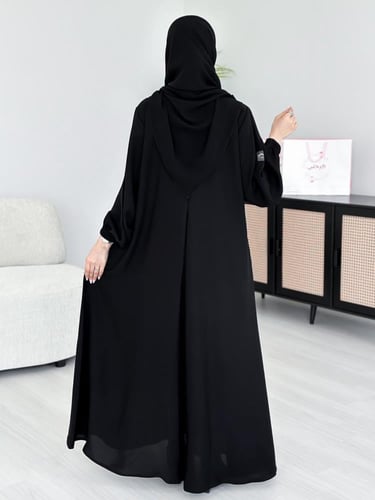 عباية بتصميم مبتكر+ طرحه ونقاب مجانًا