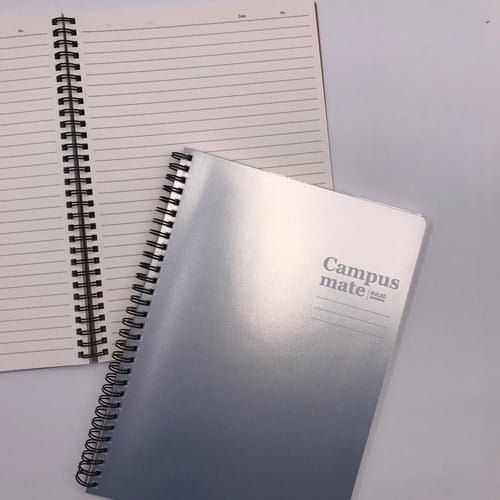 دفتر عربي فضي 80