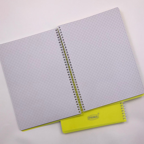 دفتر مربعات 100 اصفر