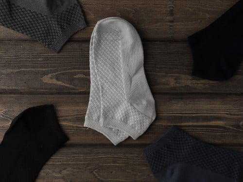 5 جوارب البامبو ، رياضي ، ناعمة ، نقشة ، قصيرة 778...