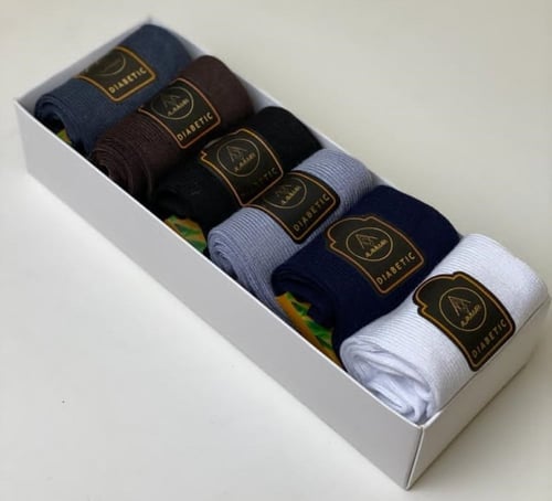 6 جوارب بامبو خفيفة (نصف درزن )