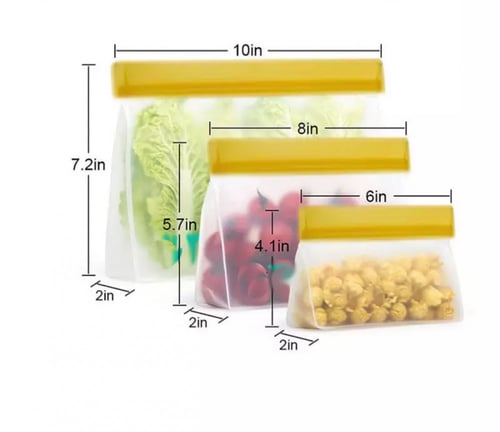 طقم أكياس سيلكون