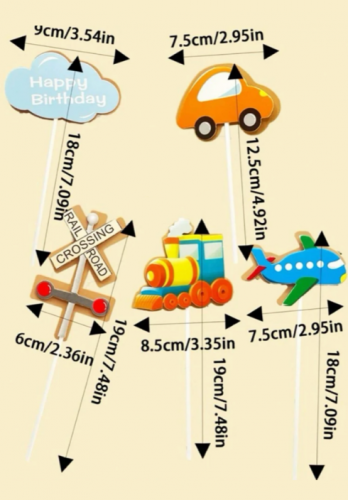 تغريسة كيك - 5 قطع صغيره