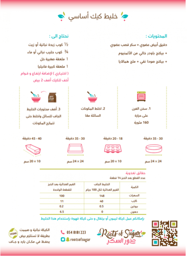 خليط كيك أساسي