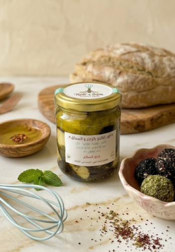 جبنة كور كاجو زعتر وسماق