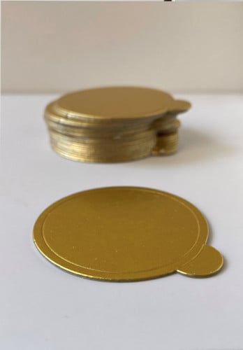 قواعد كيك دائريه 6سم -24 قطعة