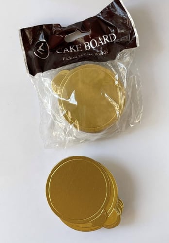 قواعد كيك دائريه 6سم -24 قطعة