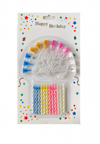 شموع بعبارة وحوامل