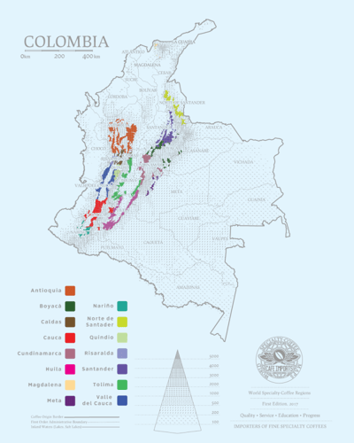 Colombia Lavista Coffee Beans 1 KG