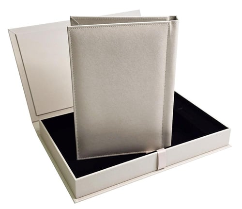 البوم ليزا حراري A4 لون بيج