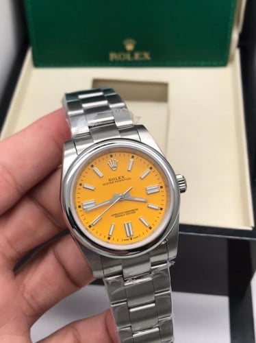 ساعة رولكس أويستر بربتشوال مكينه اوتماتيك مقاس 36م...