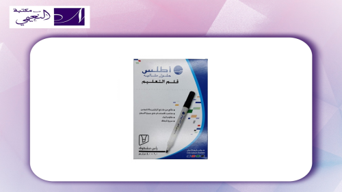 12-قلم ماركر MARKER PARMANENT ATLAS