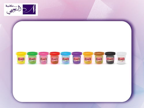 مجموعة عجين اللعب من 10 ألوان صغيرة الحجم مصنوعة م...