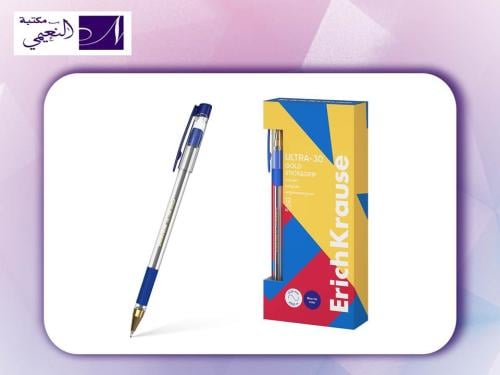 قلم حبر جاف ErichKrause ULTRA-30 Gold Stick&Grip C...