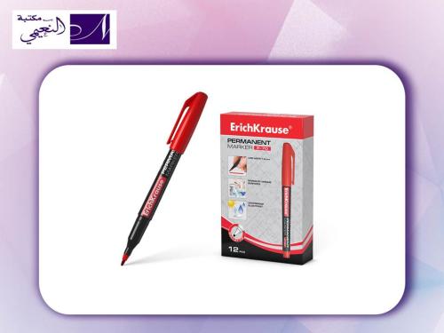 قلم ماركر اللون الاحمر Permanent marker ErichKraus...