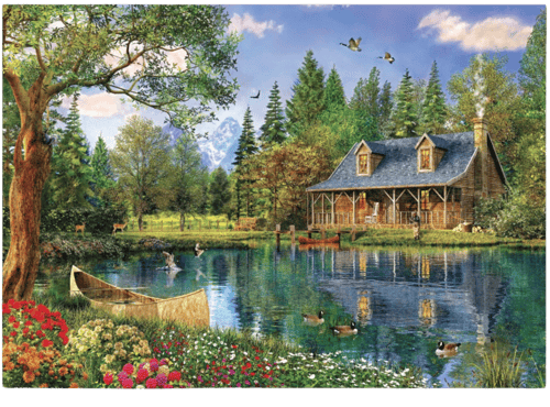 لعبة تركيب الصورة بحيرة كريستال 1500قطعة