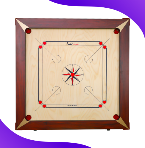 طاولة كيرم Champion 20MM Rosy