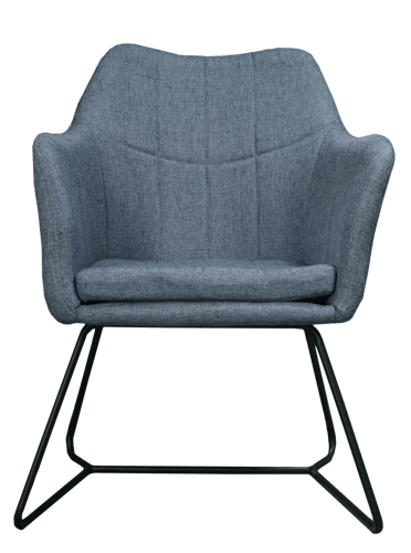 كرسي قماش بحري_ Fabric Chair- BLUE