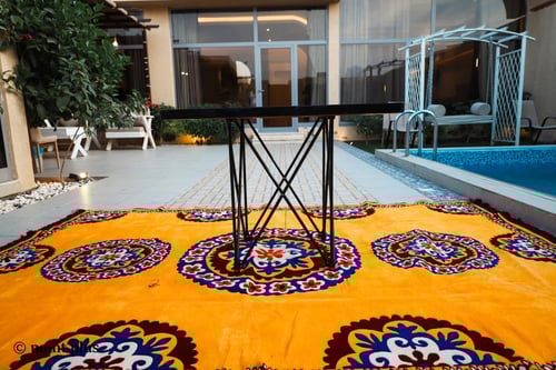 طاولة كيرم أرضية + بودرة كيرم +حبوب كيرم_Carrom ta...