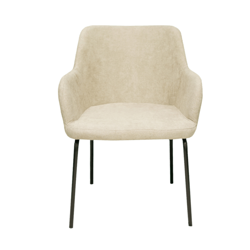 كرسي قماش لون بيج_ Fabric Chair - BEIGE