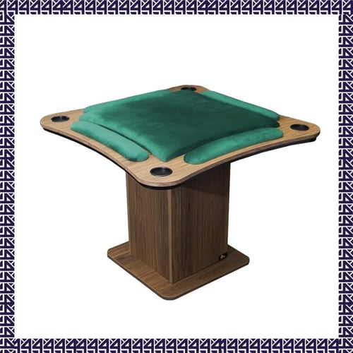 طاولة بلوت الملكية الأصلية بلاك أديشن لون أخضر مع...