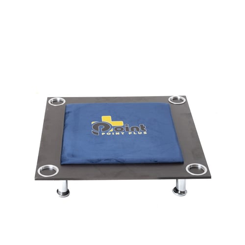 طاولة بلوت أرضية مع حامل أكواب أزرق_Ground Blot Ta...