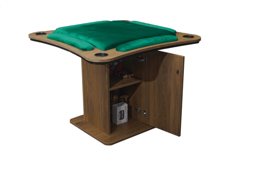 طاولة بلوت الملكية الأصلية بلاك أديشن لون أخضر مع...