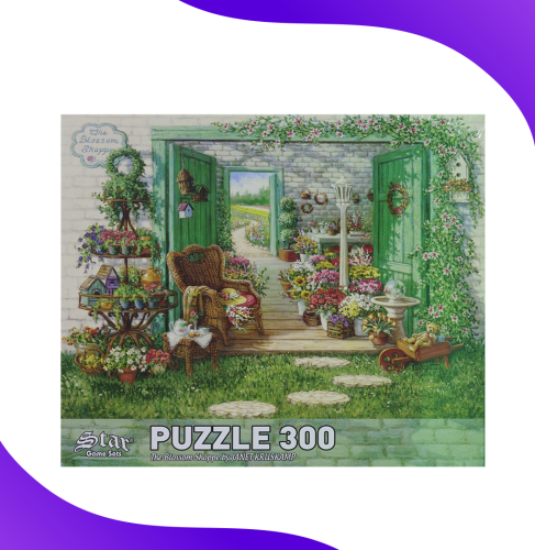 لعبة تركيب الصورة محل الورد 300قطعة