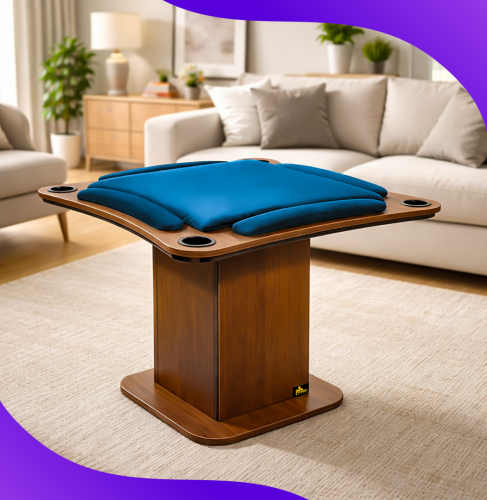 طاولة بلوت كبيره أزرق_ Blot Table Big - BLUE